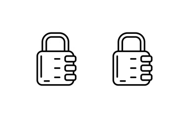 Wall Mural - Padlock Vector Icon