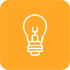 Canvas Print - Lightbulb Icon