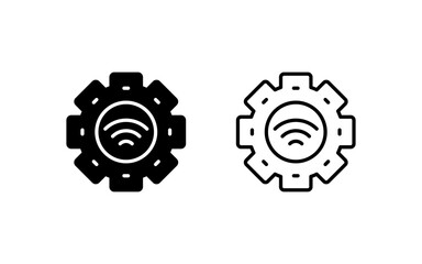 Sticker - Wifi Vector Icon