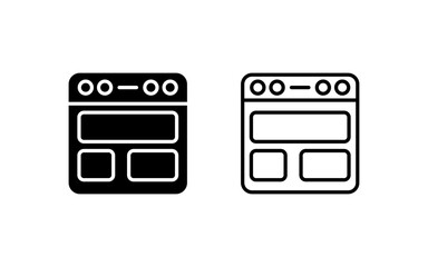 Poster - Browser Vector Icon