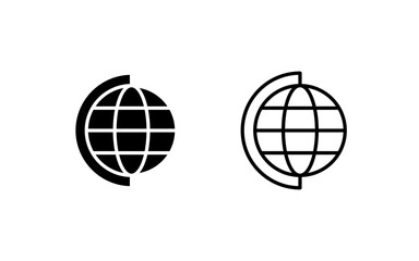 Poster - Globe Vector Icon