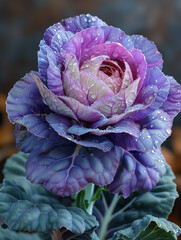 Poster - cabbage in the garden