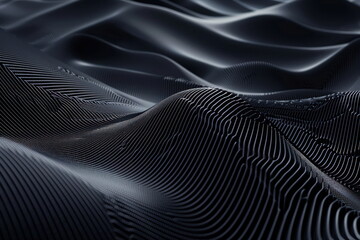 Wall Mural - 3d background abstract, technology, black color