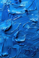 Wall Mural - background for portrait blue color paint texture