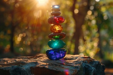 Chakra stones. Spiritual practices. Spiritual development of a person.