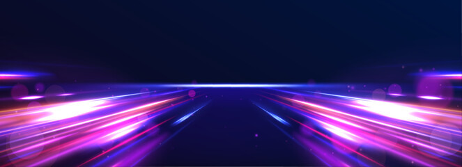 Aufkleber - Rotating dynamic neon circle. Colored shiny sparks of spiral wave. Curved bright speed line swirls. Abstract background rotational border lines.	