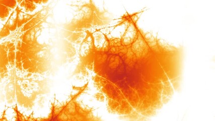 Leinwandbilder - Abstract looping 4k video. Seamless abstract wavy psychedelic background for loop playback. Fire energy moving texture