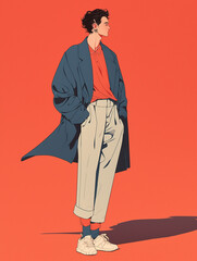 Wall Mural - person in a kimono