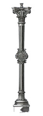 Sticker - PNG Vintage ornate architectural column illustration