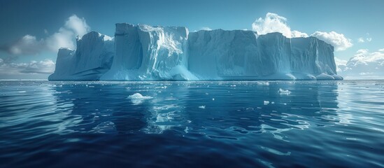 Wall Mural - Majestic Iceberg in Calm Waters