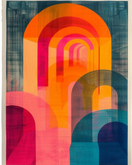 Sticker - Abstract Arches