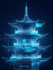 Poster - abstract architectural background