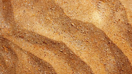 Canvas Print - Fine Brown Sand Texture Background Close-Up