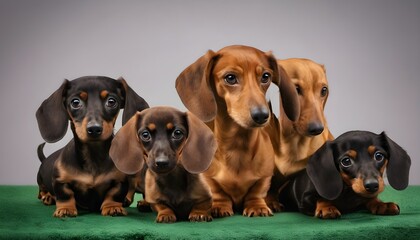 Sticker - A view of a Dachshund