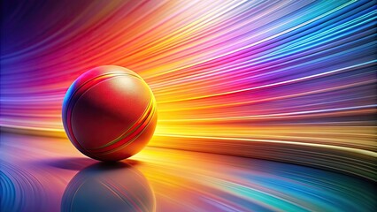 Rolling ball concept image with bright colors and motion blur, rolling, ball, motion blur, colorful, dynamic, movement, sphere, round