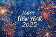 © Patarapoom - Happy New Year 2025 - Festive Fireworks Background Greeting Card Banner