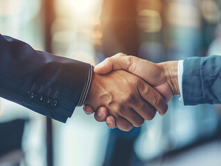 Business Partners Handshake After Successful Meeting