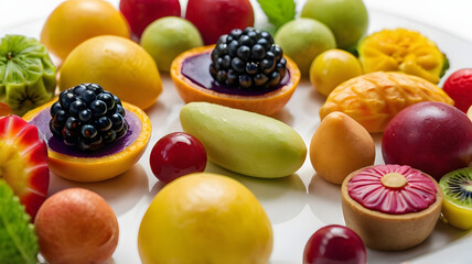 Sticker - marzipan fruits