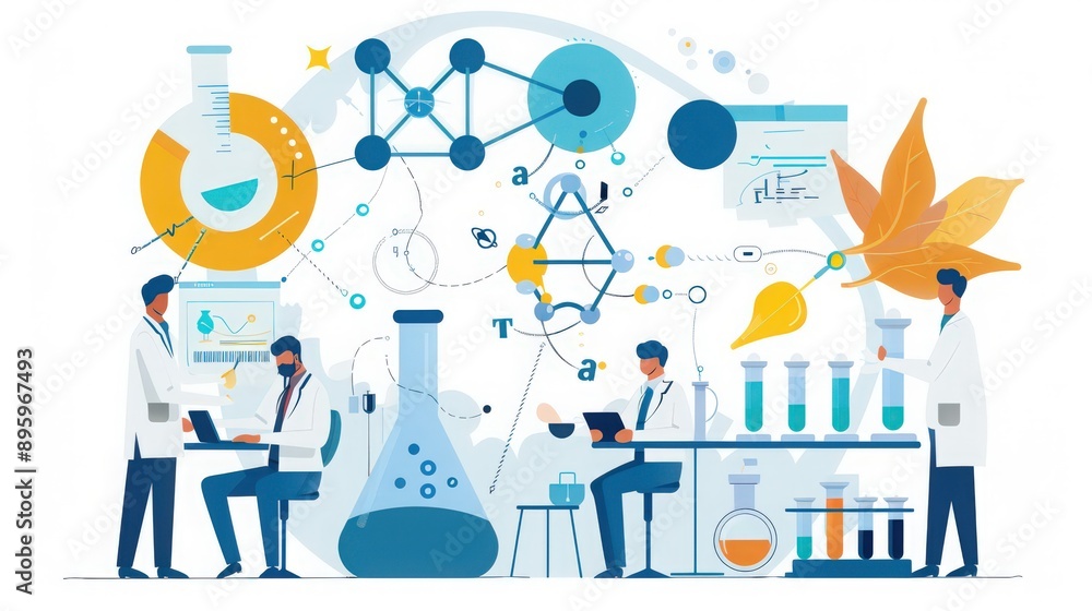 Diagram of an iterative scientific method cycle, showing how results ...