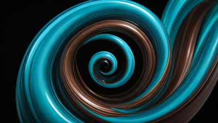 metallic knot element momentum design dark background