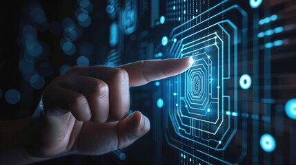 Wall Mural - a digital identity management platform leveraging blockchain technology to provide individuals with 
