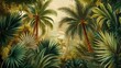 © Kartik - tropical palm leaves wallpaper
