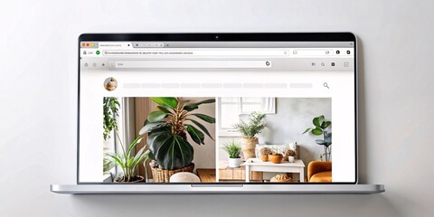 Blank Browser Window. Simple and clean image of a blank browser window.