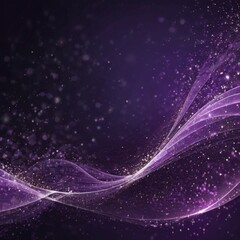 Wall Mural - purple abstract background with glowing lines and sparkles, abstract background