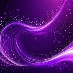 Wall Mural - purple abstract background with glowing lines and sparkles, abstract background