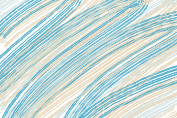 Abstract with blue watercolor strokes. Striped sea background in shades of blue. Texture for web, print, wallpaper, home decor or website background