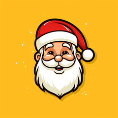 a cartoon of a santa claus