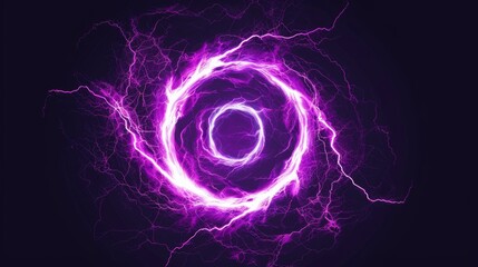 Wall Mural - a purple circle with a purple background