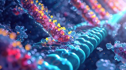A nanoscale sensor array detecting biomarkers and molecular signals associated with diseases, enabling early diagnosis and personalized medicine.