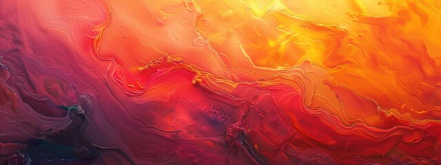 Canvas Print - Abstract background forming colorful wavy shapes and lines, ideal for using as a background