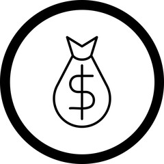 Poster - Money Bag Icon Design