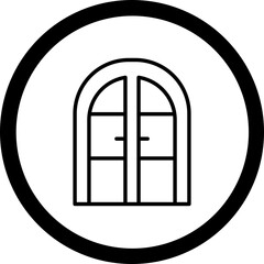 Sticker - Door Icon Design