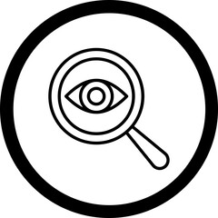 Sticker - Observe Icon Design