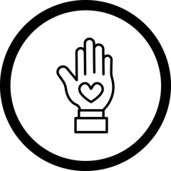 Sticker - Kindness Icon Design