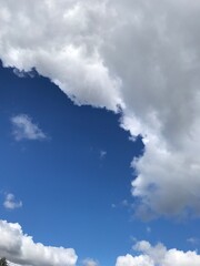 blue sky with clouds