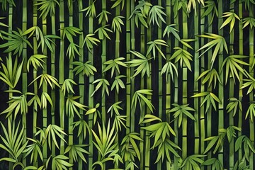 bamboo forest pattern design background