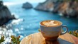 © Еміль Ганас - cup of coffee on the beach