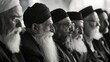© amankris99 - A group of men with beards and turbans sitting together in a row.