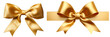 © Rawpixel.com - Gold bow ribbon png element set on transparent background