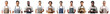 © Rawpixel.com - diverse male barista png cut out element set