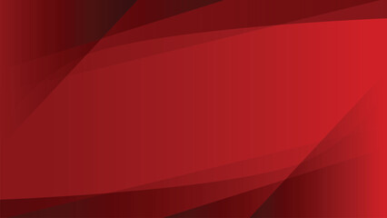Wall Mural - modern red abstract background with geometric shapes, red gradient background, and copy space. vecto