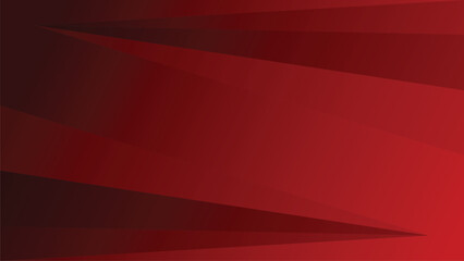 Wall Mural - modern red abstract background with geometric shapes, red gradient background, and copy space. vecto