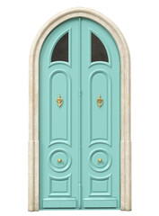 Wall Mural - Entrance classic doors for the house