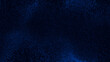 © Shapla - abstract blue dot wave technology background with blue light digital effect. Digital dynamic wave of particles. Abstract technology has a grunge background. Big data visualization