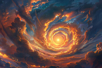 Canvas Print - Celestial Vortex.