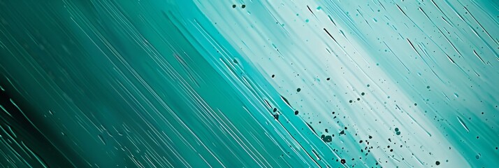 Wall Mural - a commercial photography backdrop with a diagonal teal gradient featuring subtle speckles, transitio